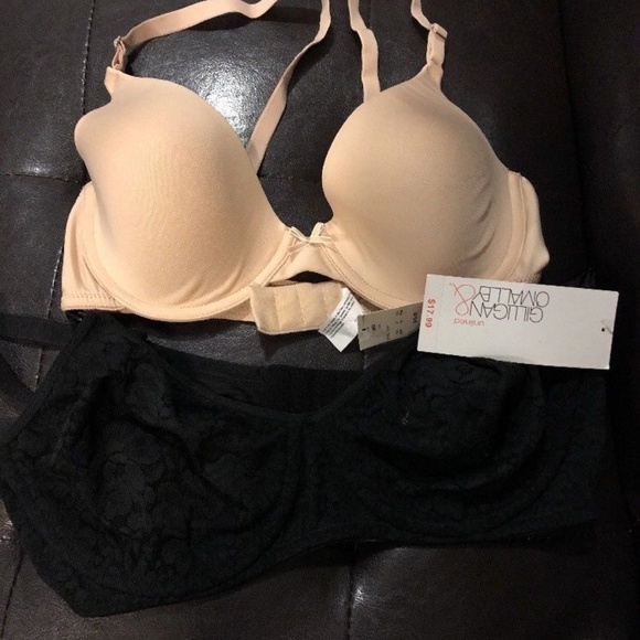 Maidenform & Gilligan O’Malley Bras Sz 34D NWT $38